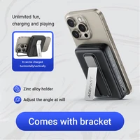 ACEFAST 10000mAh 22.5W Magnetic Wireless Fast Charging Power Bank For iPhone 17 16 Pro Max Built with Holder USB C Cable Battery 3