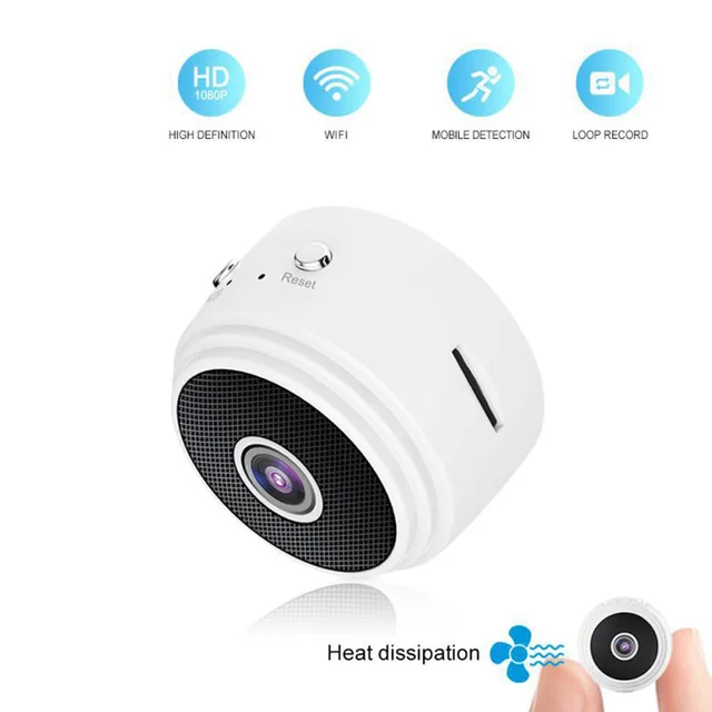 WiFi Surveillance Camera Night Vision 1080P HD Smart IP Camera Motion Detection Wireless Security Camera Rechargeable for Office 3
