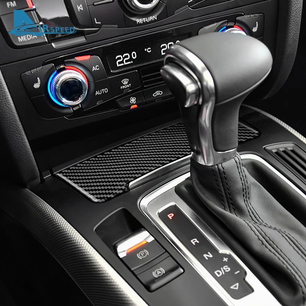Für Audi A4 A5 Q5 Interieur Zubehör Carbon Faser Auto Center Control Panel  Gangschaltung S Element Dekorativer Aufkleber Trim Abdeckung Von 23,79 €