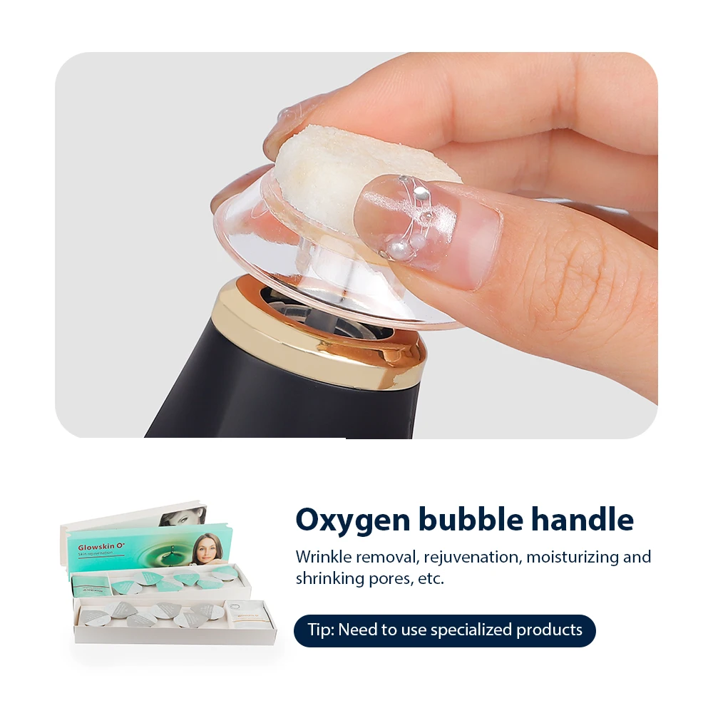 Portable Oxygen Bubble Pen Rechargeable CO2 Oxygen Bubble Machine Deep Clean Dirt Oil Keratin Smooth Wrinkles Whiten Tender Skin