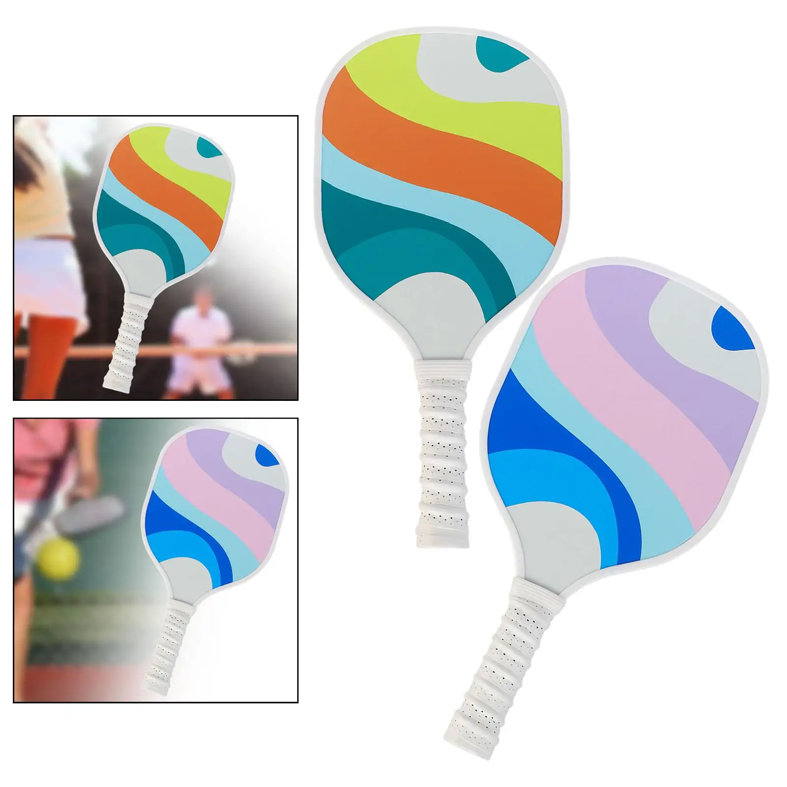 Pickleball Paddle 9 Layer Poplar Wooden for School Sports Training Beginners
