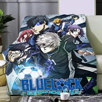 Blue Lock Japan Anime Printed Blanket Picnic Blankets Warm Blanket Soft and Comfortable Blanket Home Travel Birthday Gift 1
