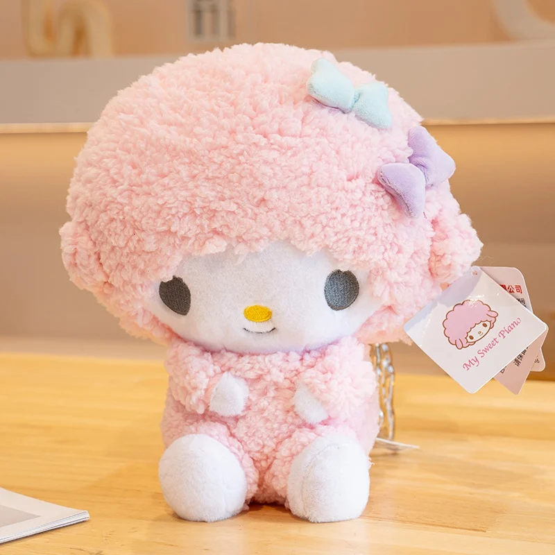 Sanrio Plush Doll Flower series Hello Kitty Kuromi Plush Stuffed Doll Cinnamoroll My Melody Pochacco Mysweetpia Plush Pendant