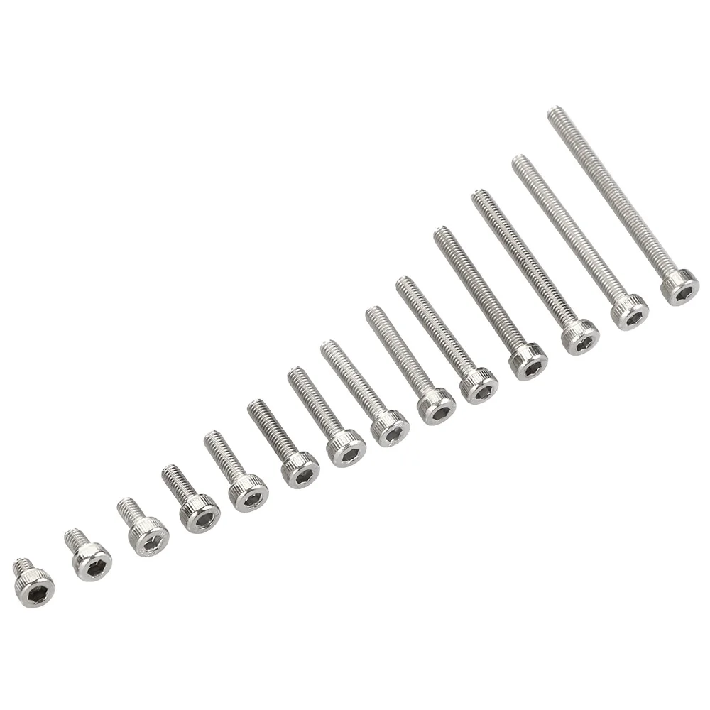 inoxidavel din912 m3 m4 m5 m6 m8 hex parafuso soquete kit 05
