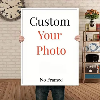 Stampa personalizzata su tela pittura dalla tua foto poster figura animale paesaggio Abstrac immagine salotto decorazioni per la casa dipinti di arte della parete
