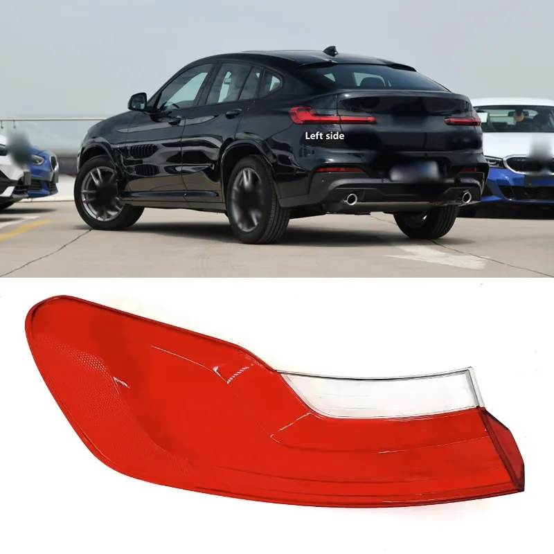 

for BMW X4 2019-2022 Car Rear Taillight Shell Brake Lights Shell Replace Auto Rear Shell Cover Lampshade