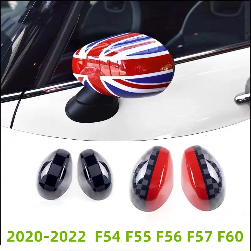 

2022 New Door Rearview Wing Mirror Cover Case Car Accessories For Mini Cooper S Clubman Countryman One JCW F54 F55 F56 F57 F60