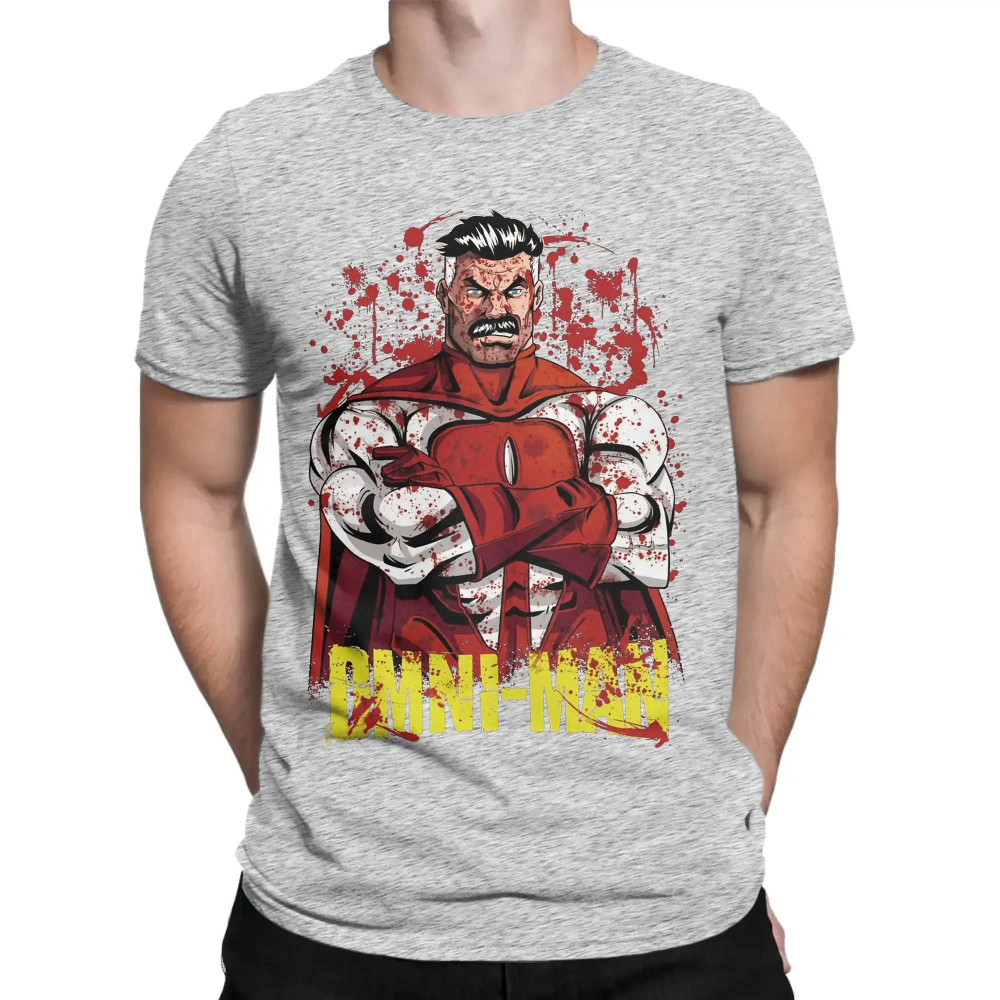 Oversized 100% Cotton Hip Hop T-Shirt with Y2K Funny Design