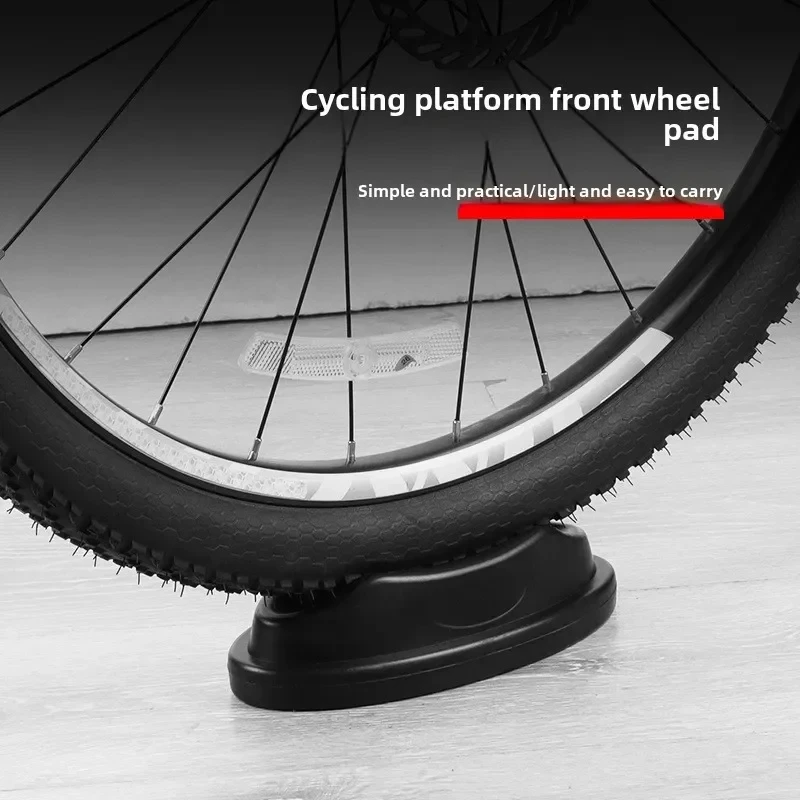 Enhanced Indoor Bike Trainer Front Wheel Riser Block Holder