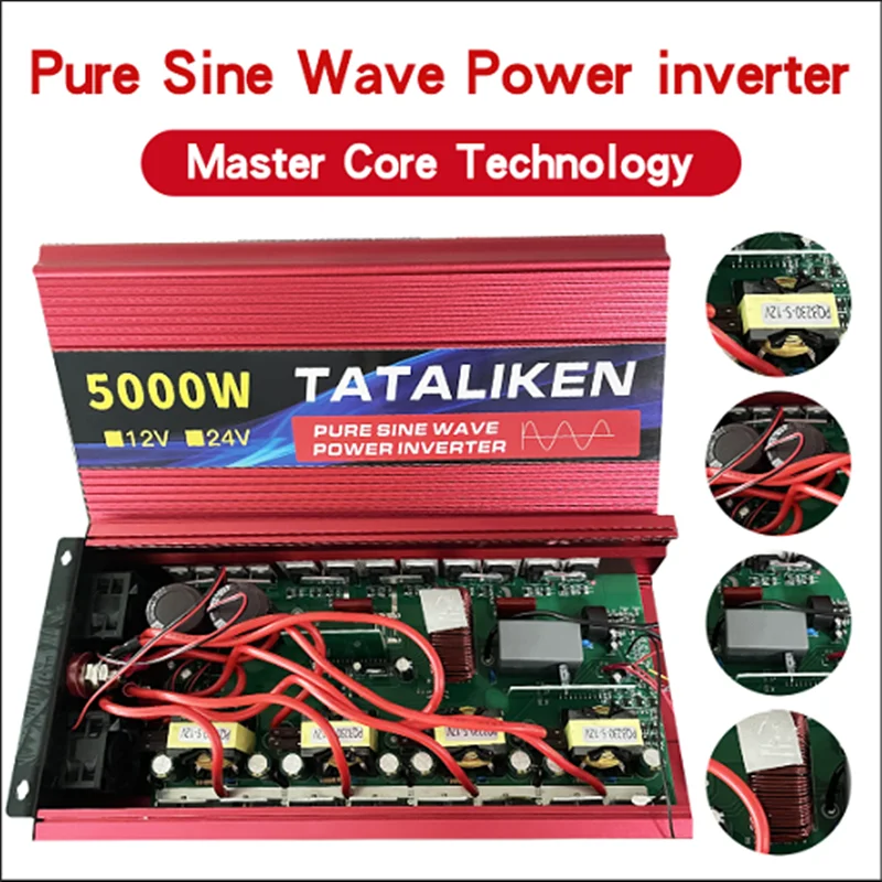 Pure Sine Wave Inverter 1600W-10000W DC 12v to 220V 50hz for Solar Car solar inverter,pure sine wave inverter,vehicle inverter,car converter inverter,car inverter,car power converter,power inverter