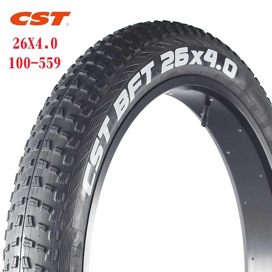 Cst 26 X4.0 Atv Pneumatico Spiaggia Bicicletta Motoslitta Pneumatico Pneumatici Grassi 26 Pollici Mtb Pneumatico Bici Elettrica Antiscivolo Con Tubo 1
