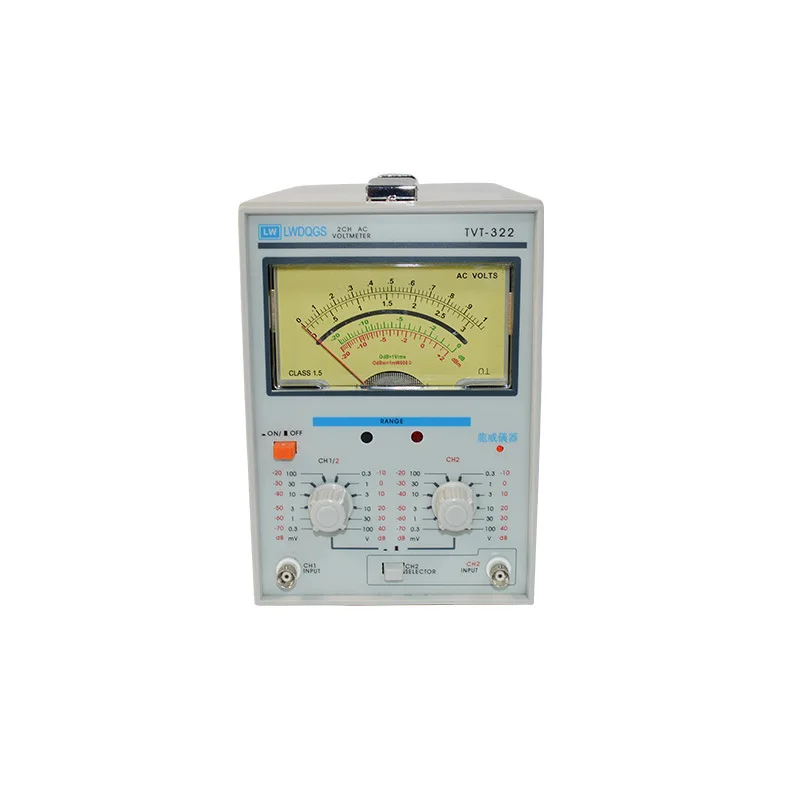 TVT-322 Dual Channel Milivoltmeter Double Needle Millivoltmeter New Design High