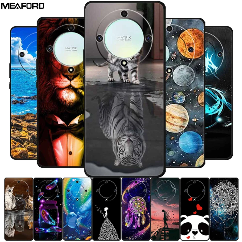 Cat Design Soft TPU Silicone Phone Case