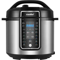 Pressure Cooker 6 Quart with 12 Presets, Multi-Functional Programmable Slow Cooker, Rice Cooker, Sauté pan, Warmer and More 1