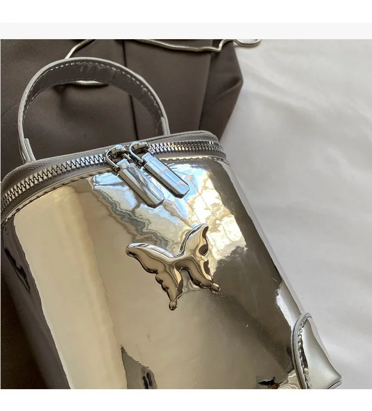 Exquisite fashionable handbag for women, new stylish high gloss solid color shoulder bag, high-quality and versatile_voghion.com