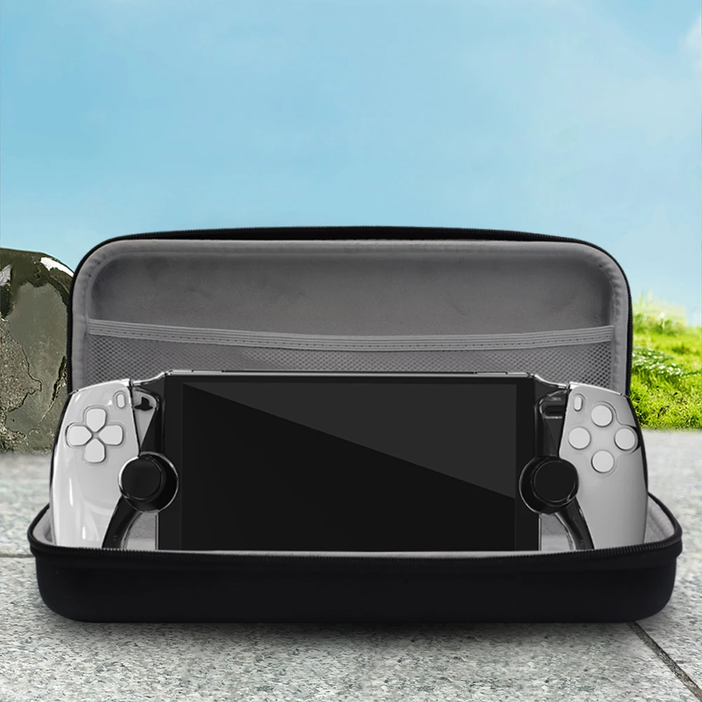 Carrying Case Shockproof Portable Storage Bag Anti Scratch Travel Storage Case with Mesh Pocket for PS Portal Gaming Accessories