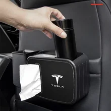 

Trash Can Storage Bag Storage Box Car Tissue Box Water Cup Holder For Tesla Model3 ModelX ModelS ModelY Car Accessories