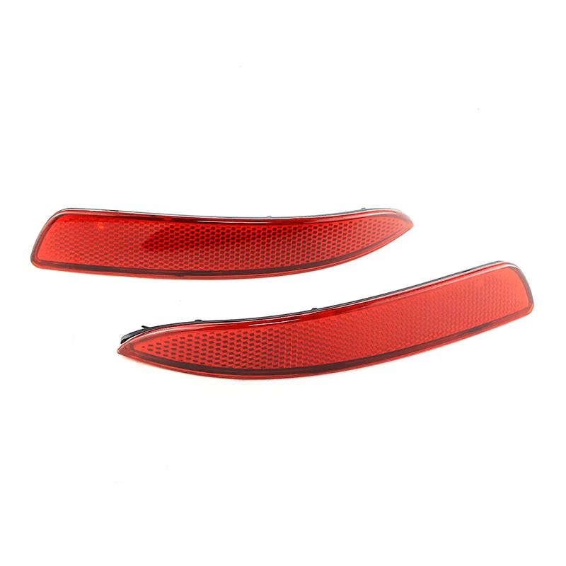 BMW E70 X5 2007-2010용 2PCS 후면 범퍼 반사판 커버 쉘 전구 없음 OEM: 63217158949/16475610/63147158950 자동차 액세서리