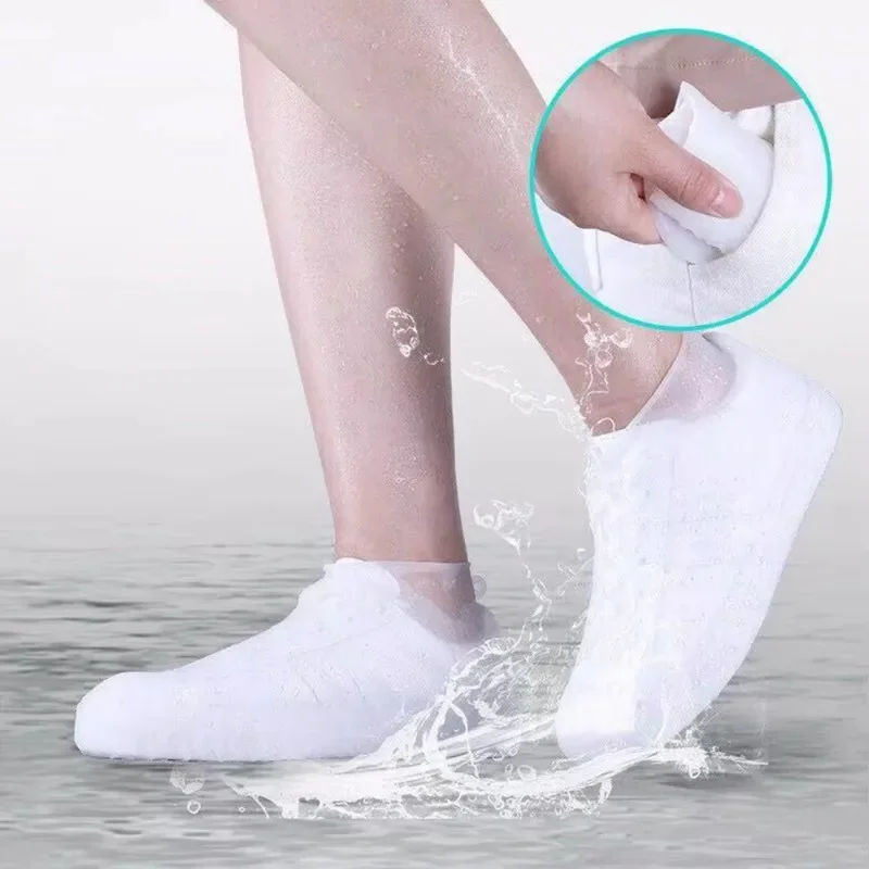 Rain Shoe Protector Dust Travel Gear Rain Boots for Children Waterproof Boot Silicone Rubber Use Outdoor Rainy Household Day