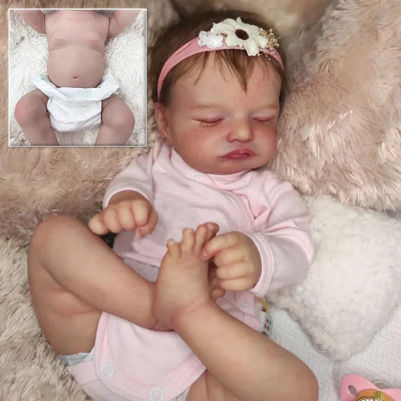 용 전신 비닐 로잘리, 실물 같은  여러 레이어 페인트, 정맥이 보이는 3D 스킨, 수집용 아트 인형, 45cm