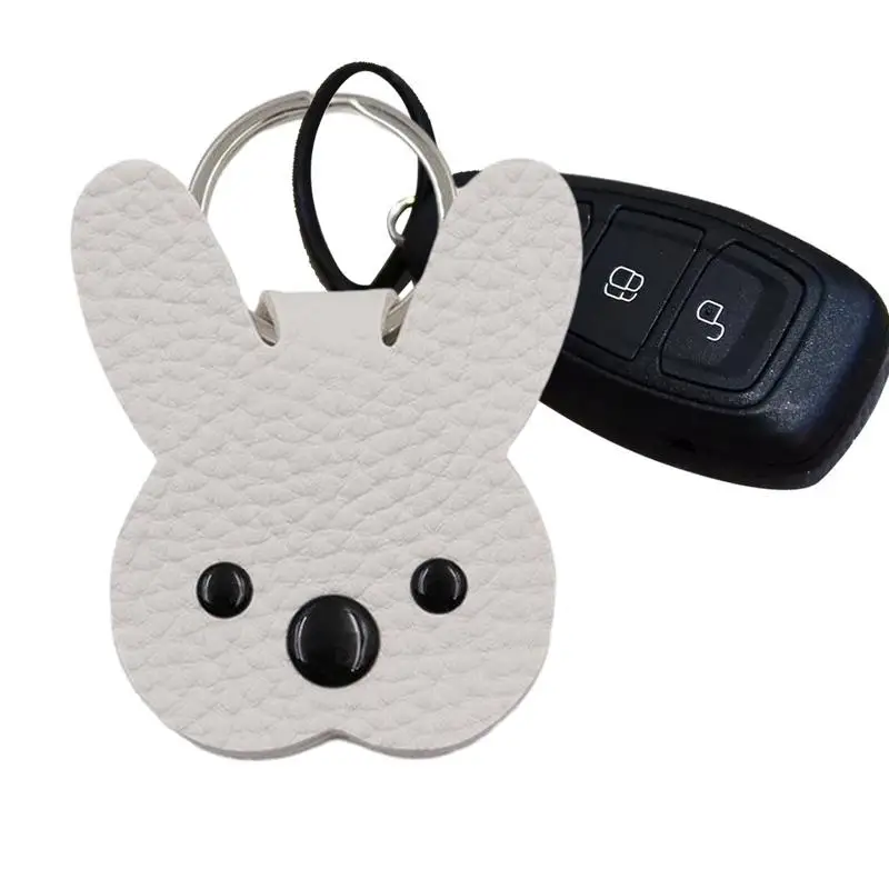 

Cable Management Ties Rabbit Shape Mini Cable Organizer Cord Keeper USB Holder Cord Organizer PU Leather Earphones Storage