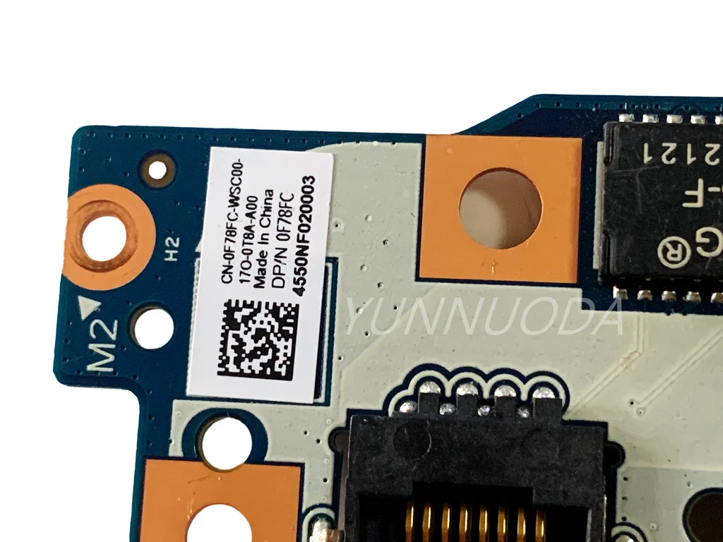 Original para Dell 2036501 448.0nf15. 0011 Cn0f78fc Placa de Áudio Usb Testado Bom - Imagem 2
