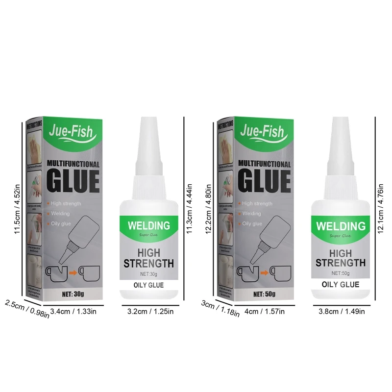 

Universal Super Glues, Welding High-Strength Oily Glues for Quick Repair N58E