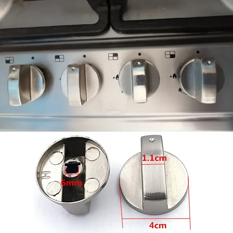 1pc-Universal-Silver-Gas-Stove-Knobs-Cooker-Oven-Control-Switch-6MM-Gas ...