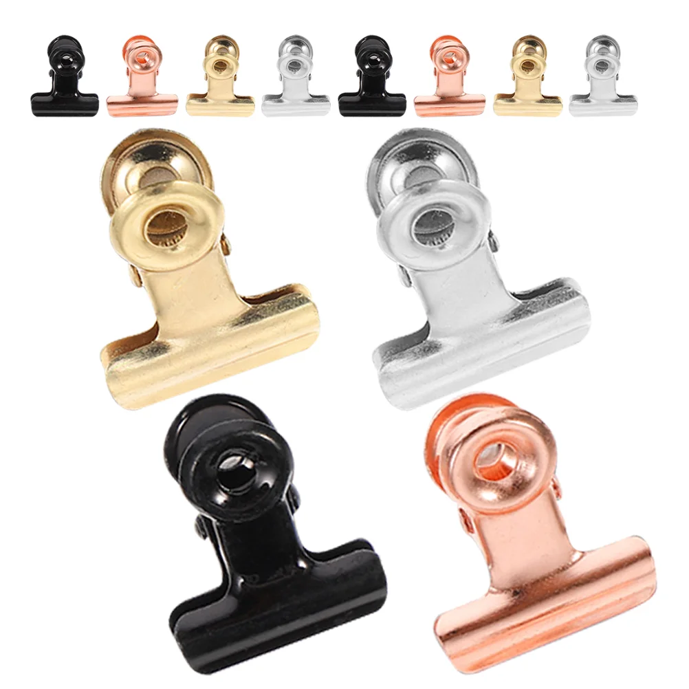 

20 Pcs Magnetic Small Clip Binder Clips Photo Replaceable Decorative Picture Clamps Stainless Steel Multi-function