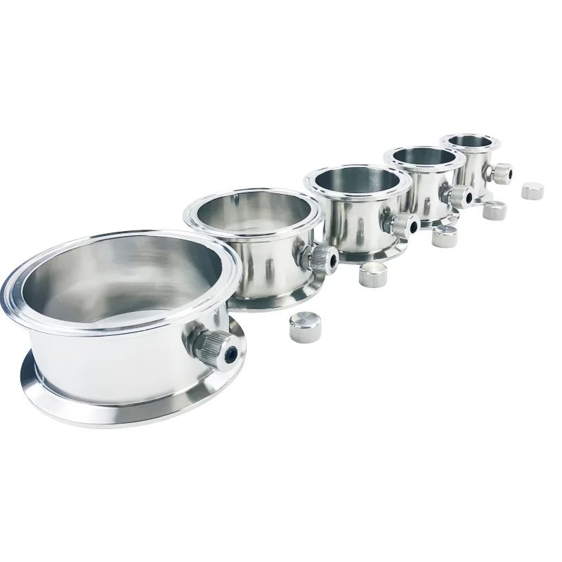 1.5"-4" Tri-clamp Pipe With Thermowell Nipple For Home Brewing Distillation