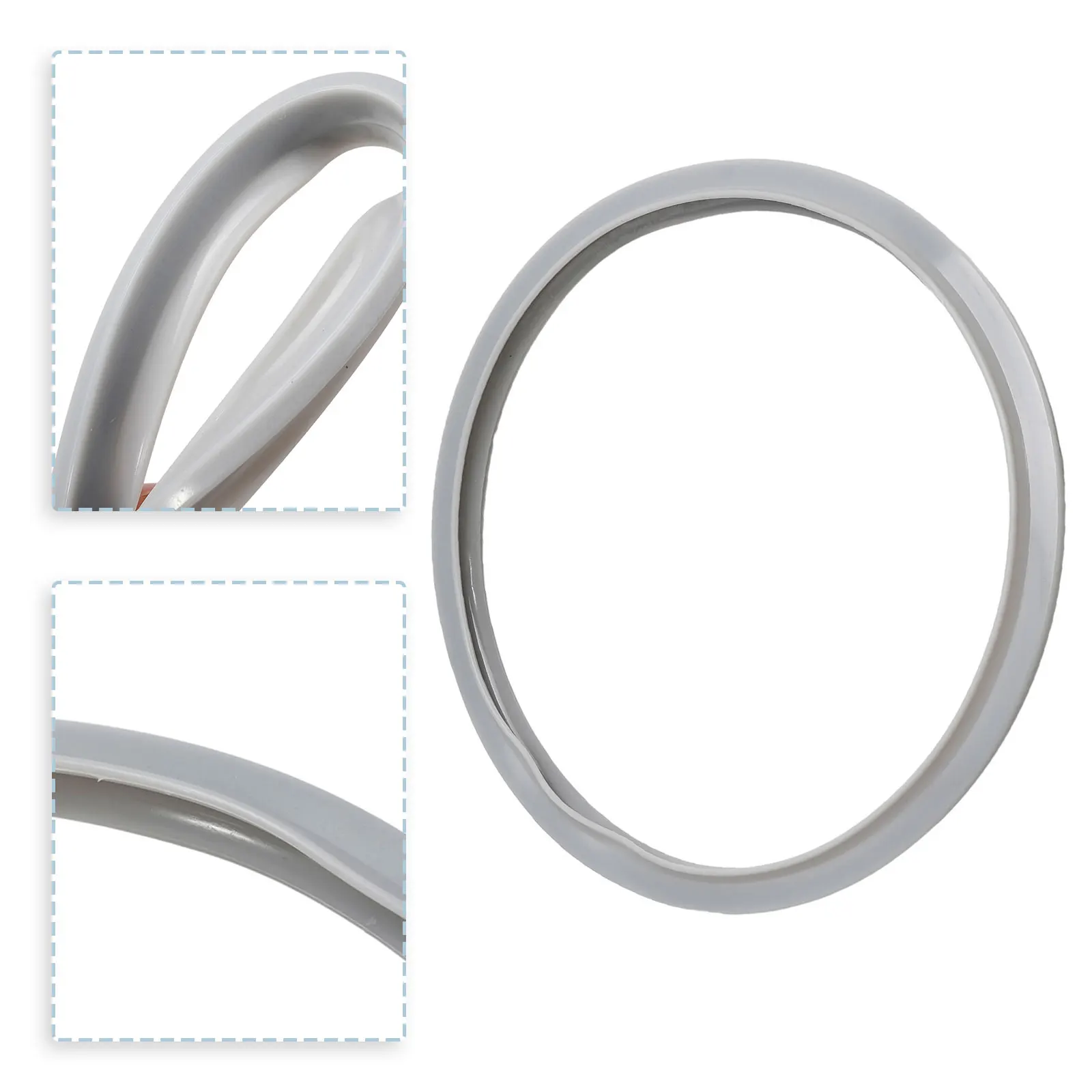 Description Picture 4 of itemPressure Cooker Sealing Ring Silicone O Seal Ring Rubber Clear Replacement Gasket 18/22/ 24/26cm Replacement Accessory