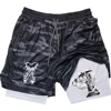 Men Performance Shorts Anime Demon Slayer Gym Shorts Summer Sports Fitness Workout Jogging Running  Print Short Pants RL00188 6