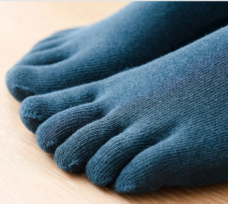 Breathable Women Pilates Socks Five Toe Silicone Non-Slip Yoga Socks Anti-Slip Ballet Dance Ladies Fitness Sports Cotton Socks