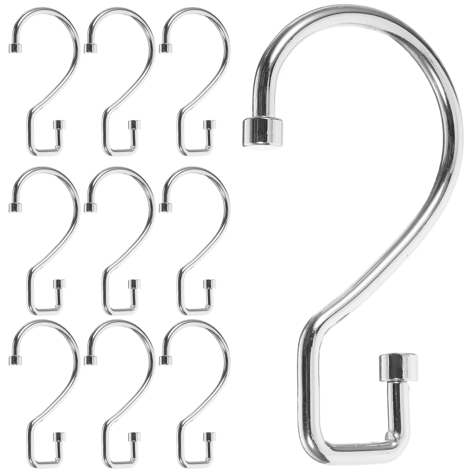 

12 Pcs Bathroom Hook Shower Curtain Holdbacks Drapes Window Curtains Tiebacks Hooks Clothes Hangers Shape Lace up