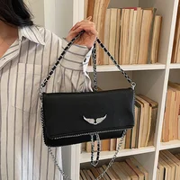 Nouveau sac messager bandoulière à chaîne, style français, classique, tendance et polyvalent, pour femme, modèle 2026, avec wi 6