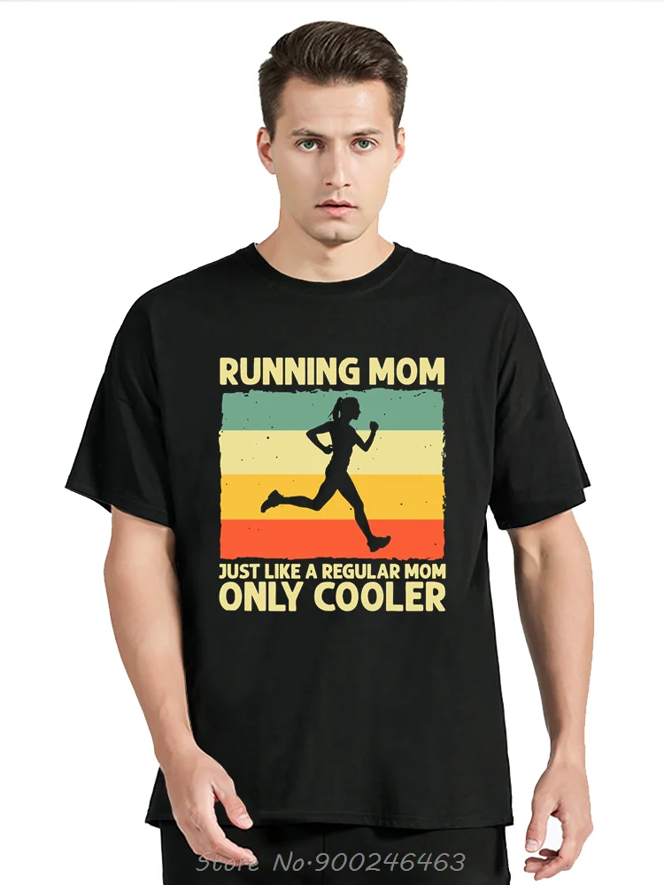 Lustige Laufen Für Frauen Mom Marathoner Runner Coach Racing T-Shirt Baumwolle Grafik T Shirt Casual Streetwear Männer Fitness T-shirt