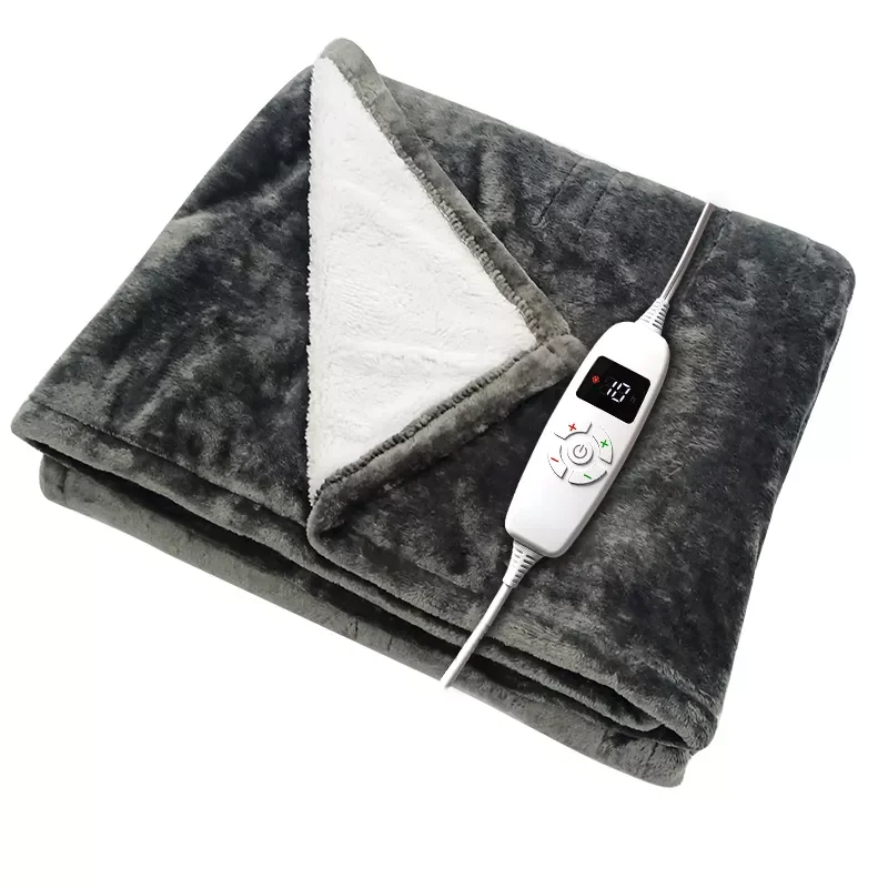 King Size 50*60'' Cover Body Warmer Electric Blanket Soft Fleece