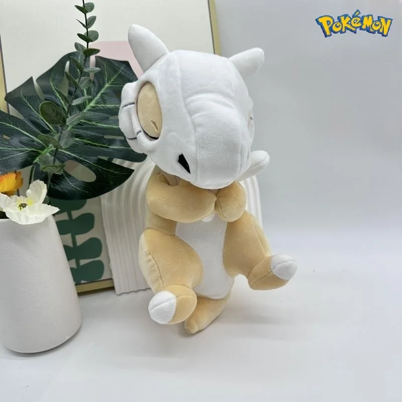 

Cute Pokeman Cubone Sleeping 30cm Plush Toy Cartoon Plush Doll Stuffed Pussy Soft Toy Birthday Gift For Children For Christmas