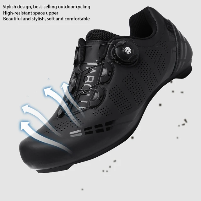 LiXingMing Cycling Shoes Road Bike Men Racing Contest Self-Locking Speed Bicycle Sneakers Women Spd Cleats Cycling Footwear 2