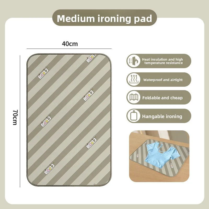 פד גיהוץ לוח גיהוץ ביתי מתקפל בגדי מיטה קטנים בד בידוד מכונת תלייה ניידת כפפות עמידות בחום