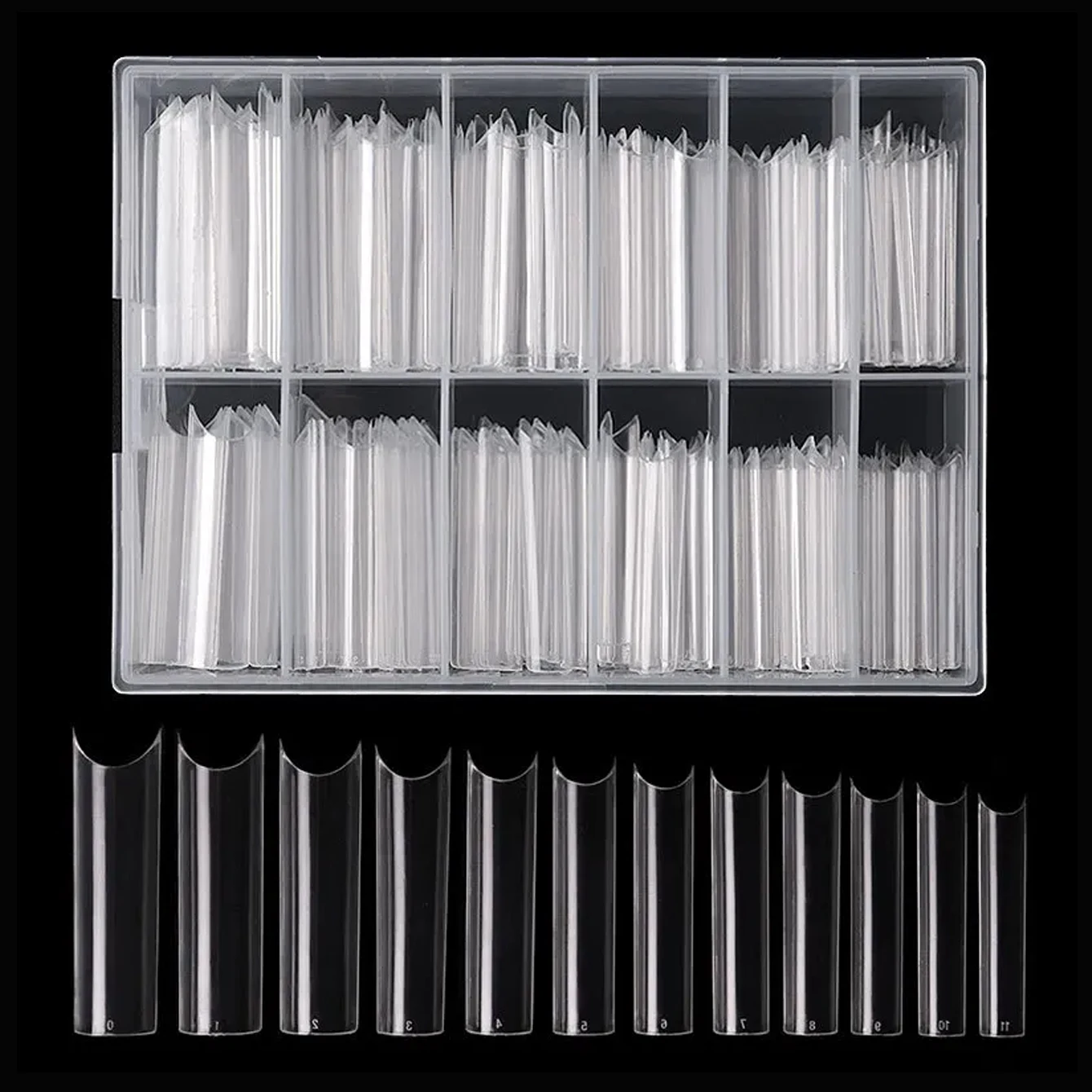XXL Extra Straight Nail Tips - Perfect Manicure Base