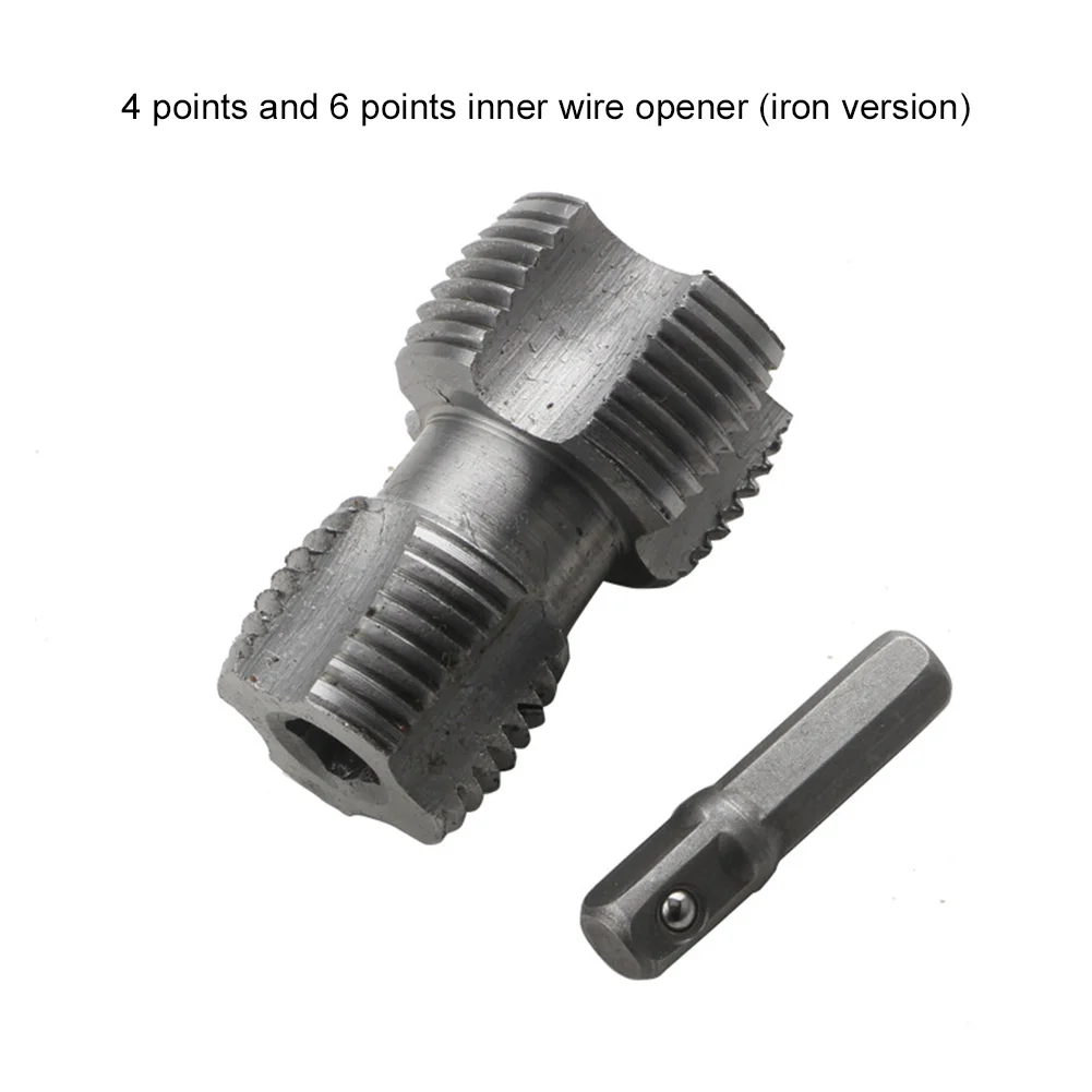 PVC/NPT 파이프 나사산 가공 키트 (1/2인치, 3/4인치, 1인치 다이스 포함) 배관용 PVC 나사산 공구, 수도관 플레이트 톱니 세트 (나사산 가공용)