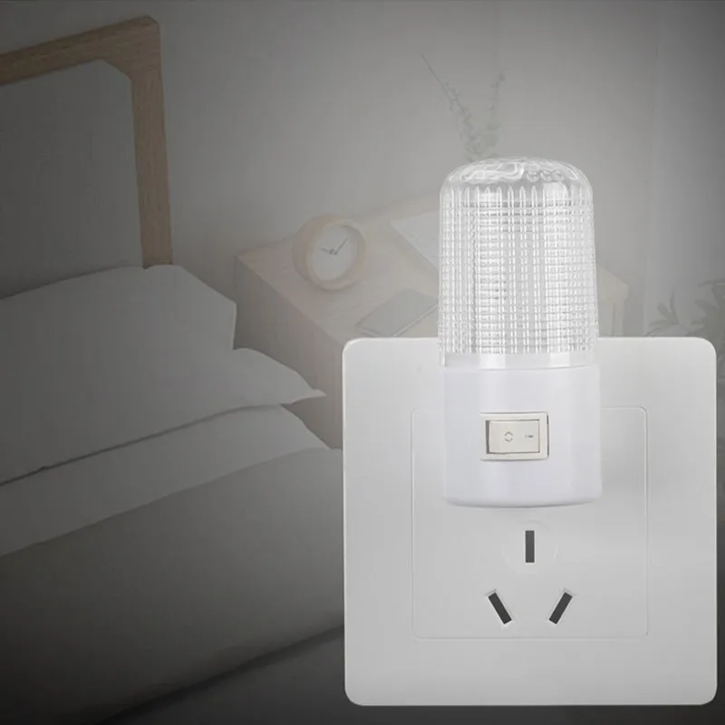 

3W Emergency Light Home Lighting LED Night Light Wall Lamp EU Plug Bedside Lamp for Children Kids Living Room Bedroom Lighting