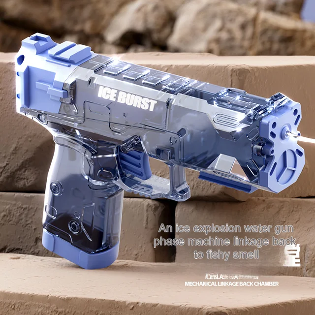 Summer Water Gun Continuous Automatic Breeching Pistol Shooting Toy Full Automatic Outdoor Beach For Kids Pistola De Agua Gift 2