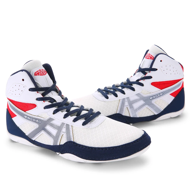 Unisex Professional Boxing Shoes Breathable Wear-Resistant Non-Slip Wrestling Shoes Man Fighting Sneakers Gym Training Footwear