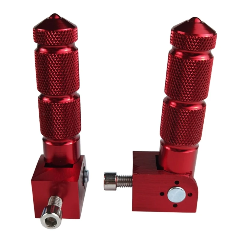 8mm Universal Pedals Folded Footrest Footpeg Compatible Motorcycles Bicycles Electric Vehicles Mopeds Karts Scooters motorcycle accessories motorcycle footrests motorcycle foot pedals