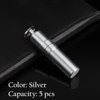 1 pc Metal Cigarette Case with Keychain Portable Mini Waterproof Cigarette Box for Outdoor Travel Silver Tobacco Case 4