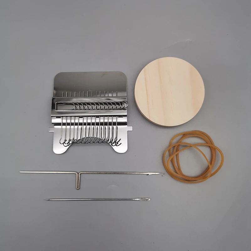 NUBECOM Mini Darning Loom Jeans Clothes Stitching Mending Machines Handcraft Textile Tools Darning Machine DIY Apparel Sewing