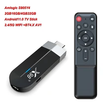  New TV Stick Android 11.0 4GB 32GB Firestick 4k HDTV Mini Dongle S905Y4 5G WIFI Stick Fire BT4.X TV Fire X98 S500 Media Player 