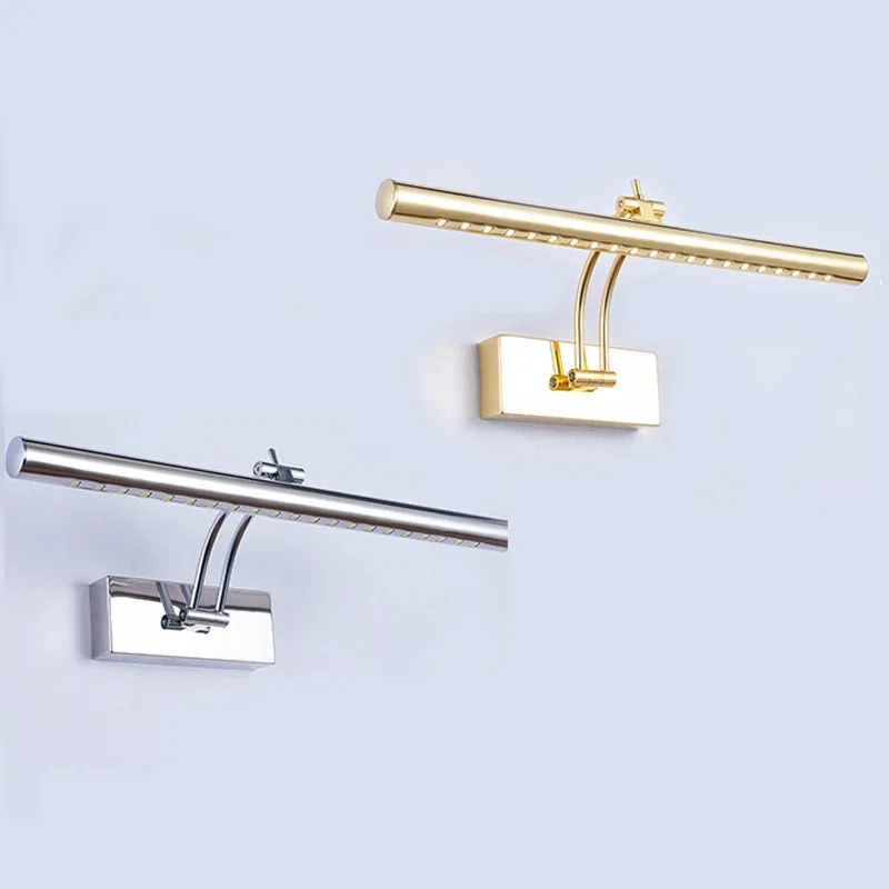 

Bathroom Bedroom Lamp Light Dressing Lights Mirror Home 55cm Wall Stainless Steel Makeup 40cm Sconce Indoor Table